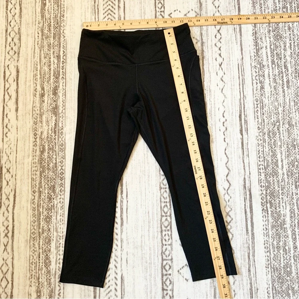 Nike DRI-FIT Black Pocket Sports Athletic Workout Leggings US Medium